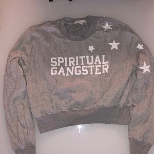 Spiritual Gangster Cropped Sweatshirt